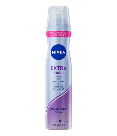 Nivea Hair Extra Strong 250ml/4 | Kosmetické a dentální výrobky - Vlasové kosmetika - Laky, gely a pěnová tužidla na vlasy